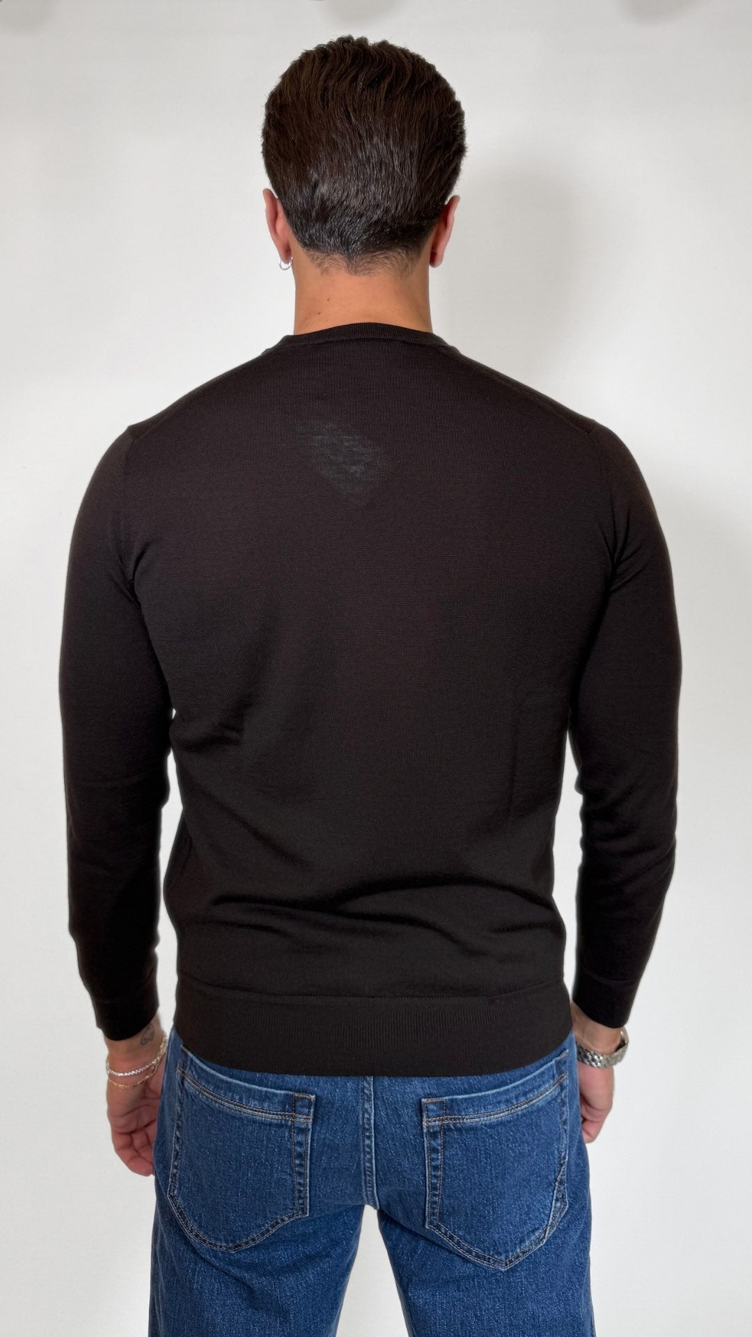 MAGLIA GIROCOLLO IN LANA MERINOS  - OFFICINA FILATI