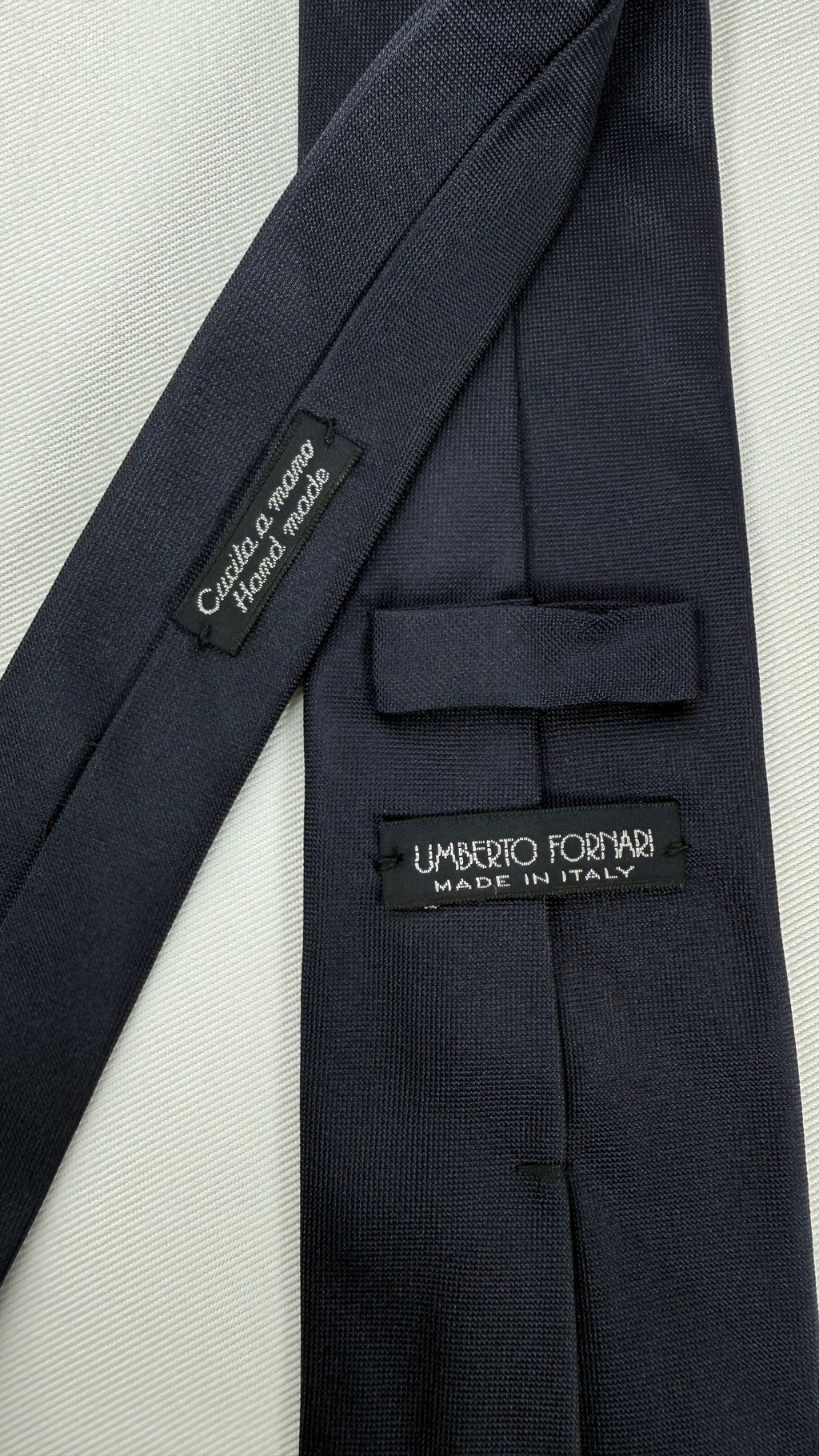 CRAVATTA 100% SETA  JACAI TINTA UNITA - UMBERTO FORNARI