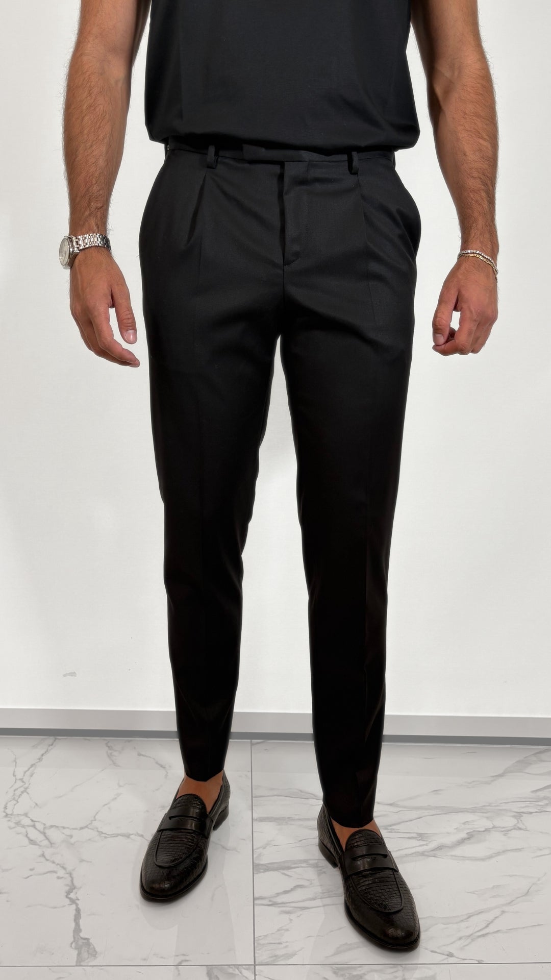 PANTALONE CON PINCES  - ALESSANDRO GILLES