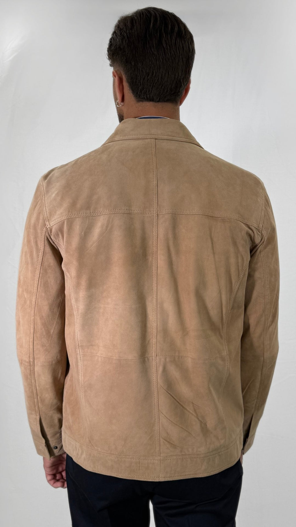GIUBBINO ZIP CAMOSCIO - ANTONIO FUSARO
