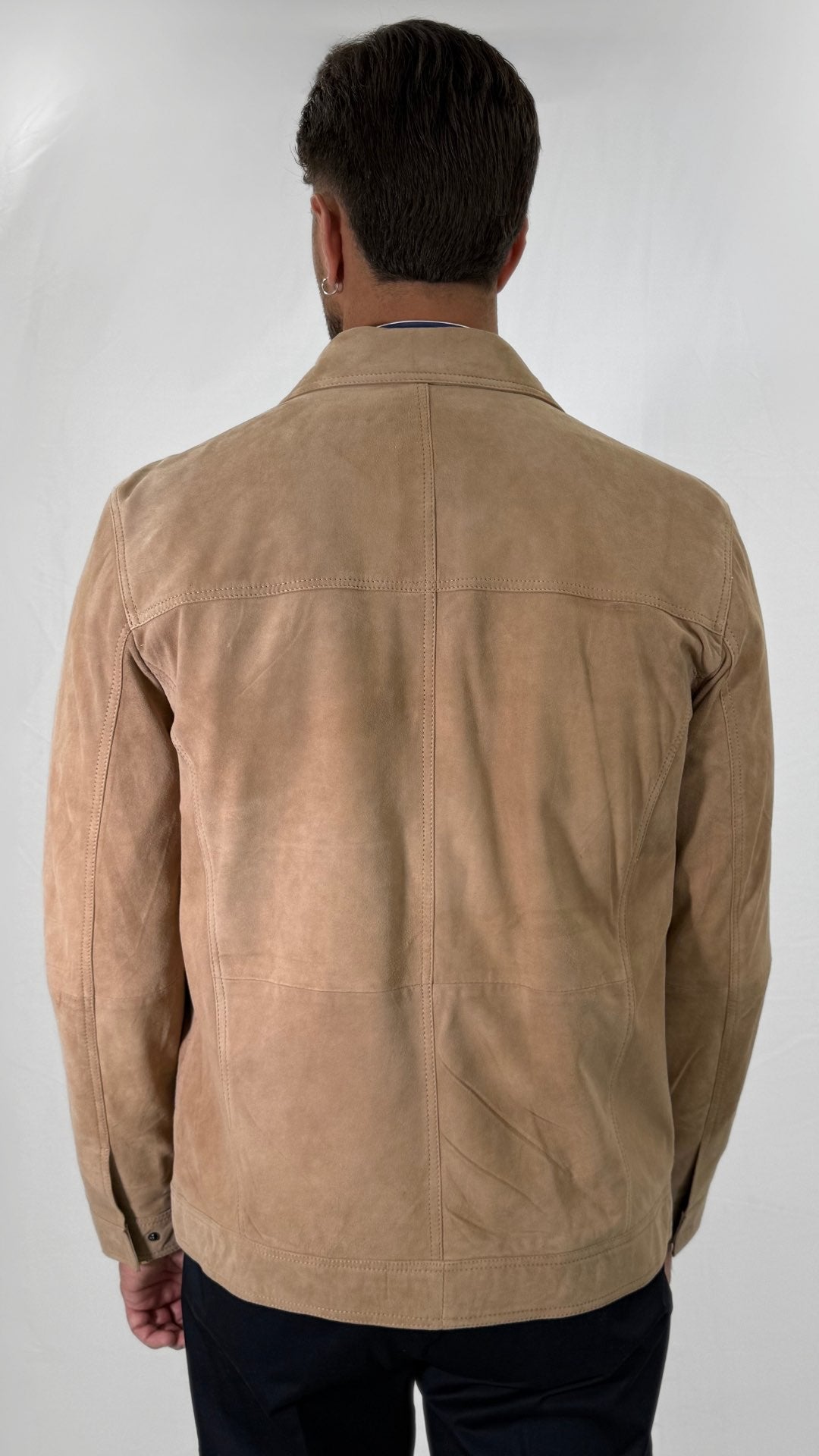 GIUBBINO ZIP CAMOSCIO - ANTONIO FUSARO