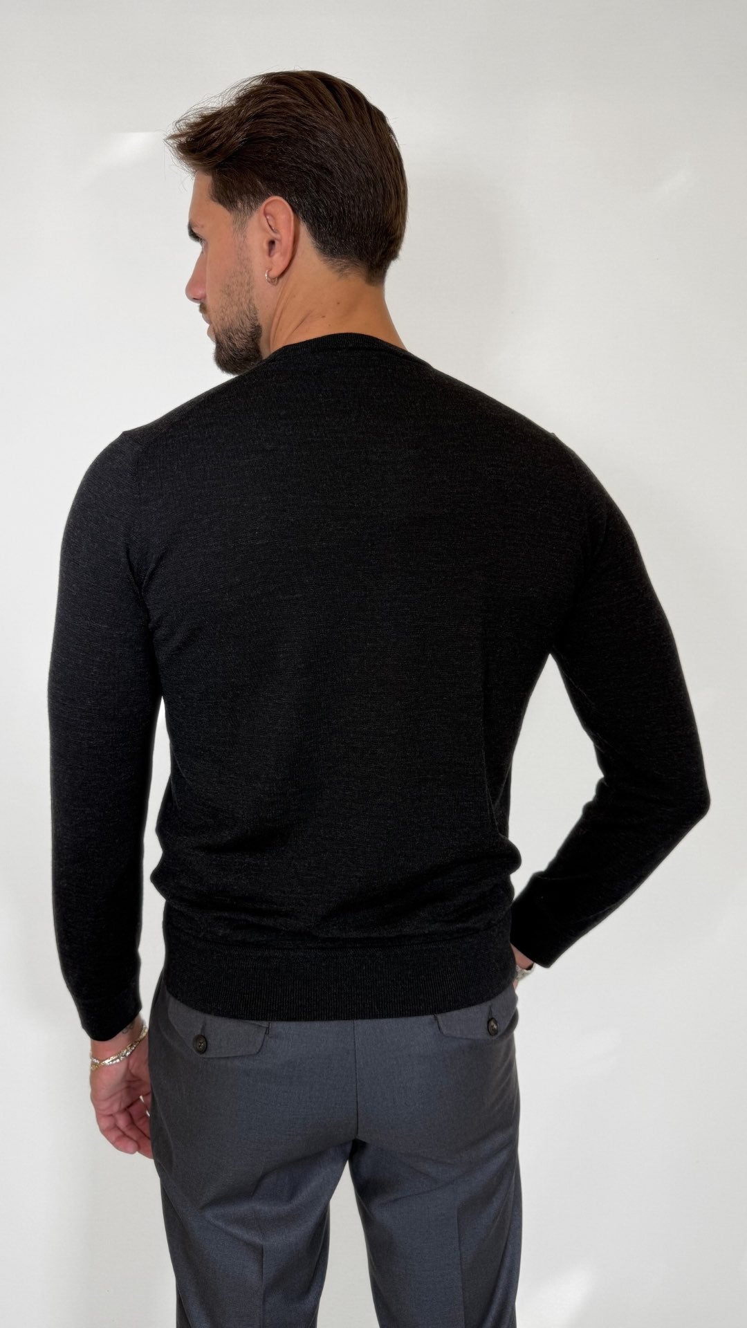 MAGLIA GIROCOLLO IN LANA MERINOS- OFFICINA FILATI