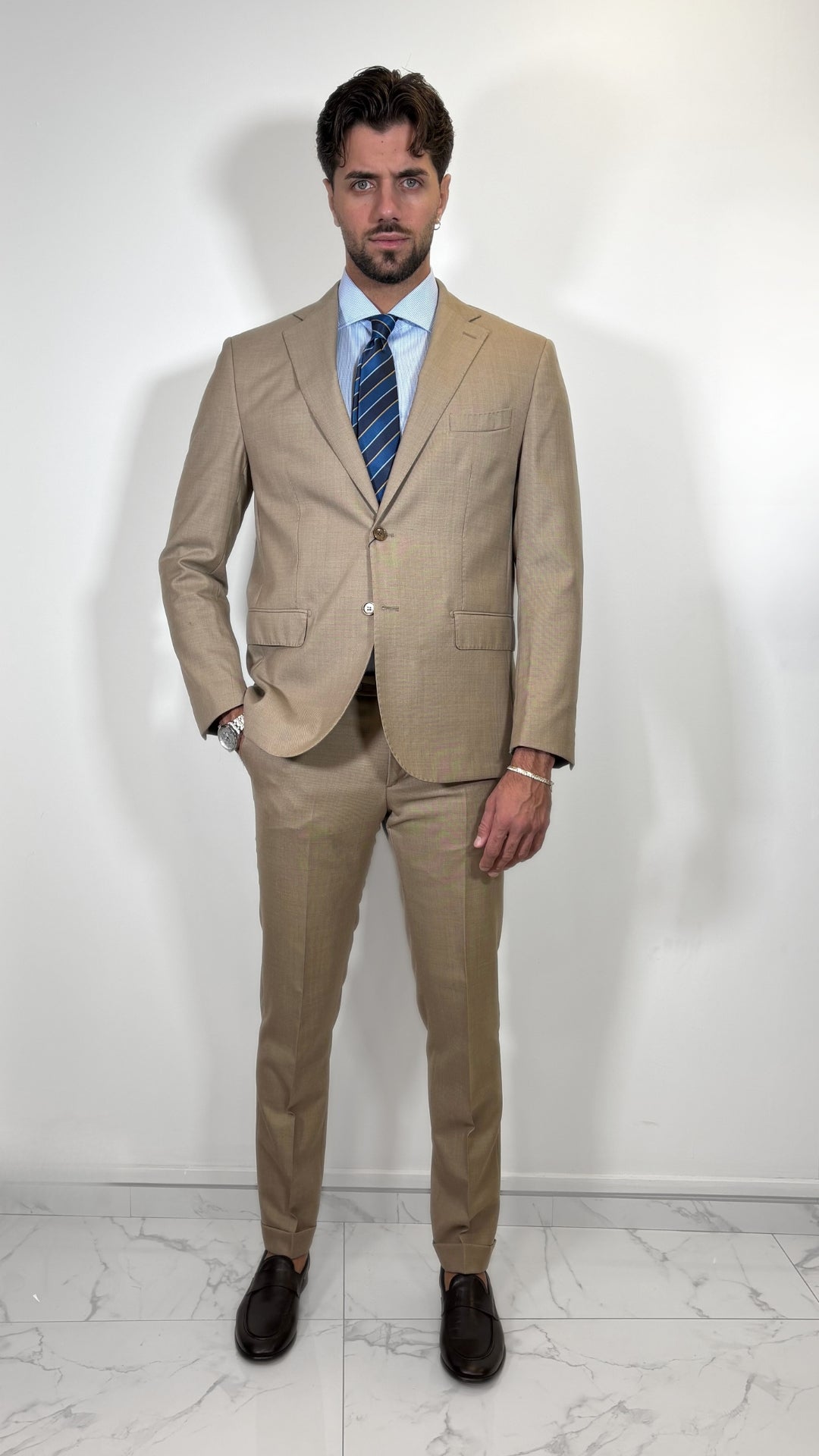 ABITO UOMO IN LANA GRISAGLIA - ANTONIO FUSARO