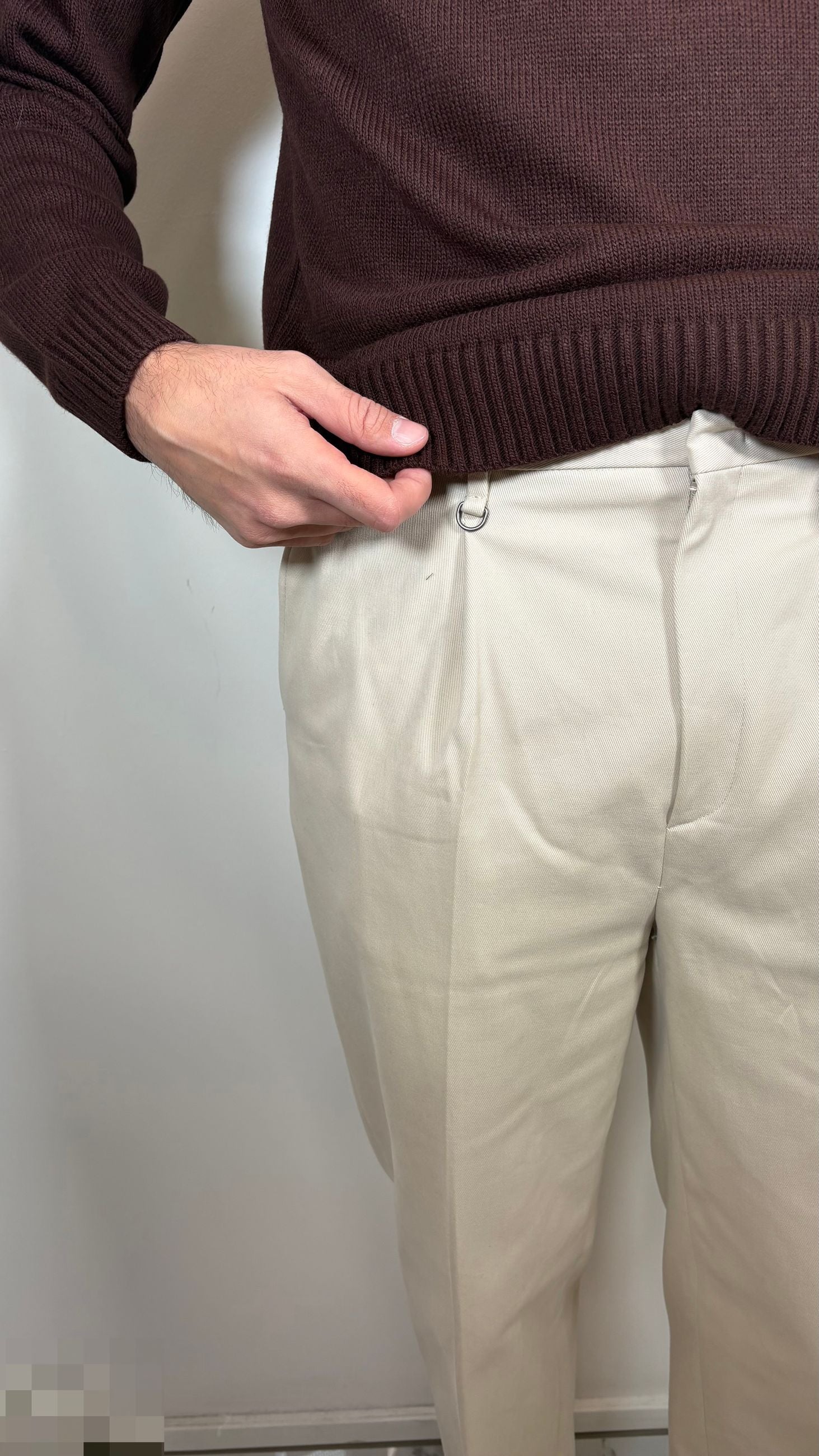PANTALONE IN COTONE TWILL CON TASCHE PATCH - ALESSANDRO GILLES