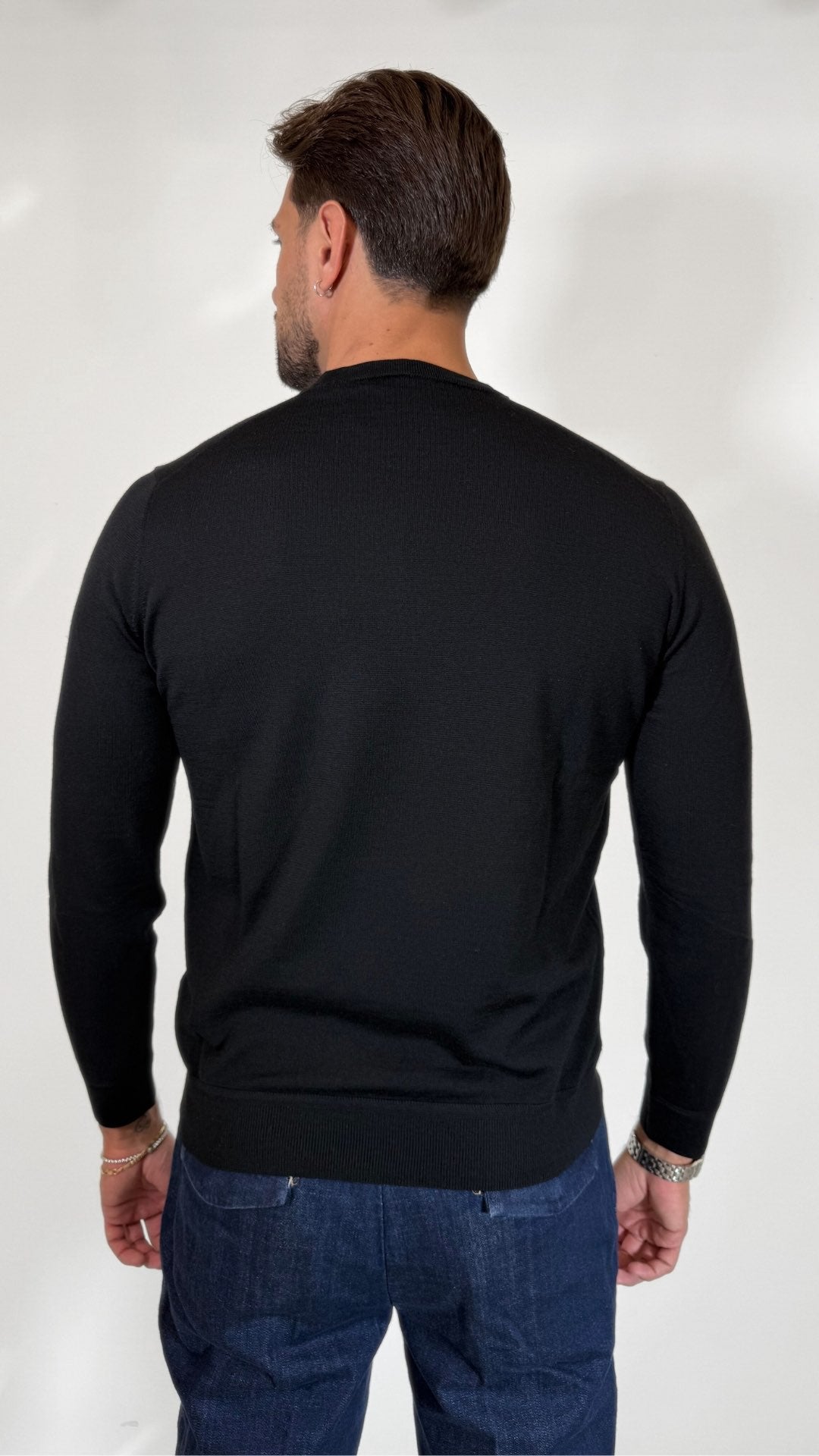MAGLIA GIROCOLLO IN LANA MERINOS - OFFICINA FILATI
