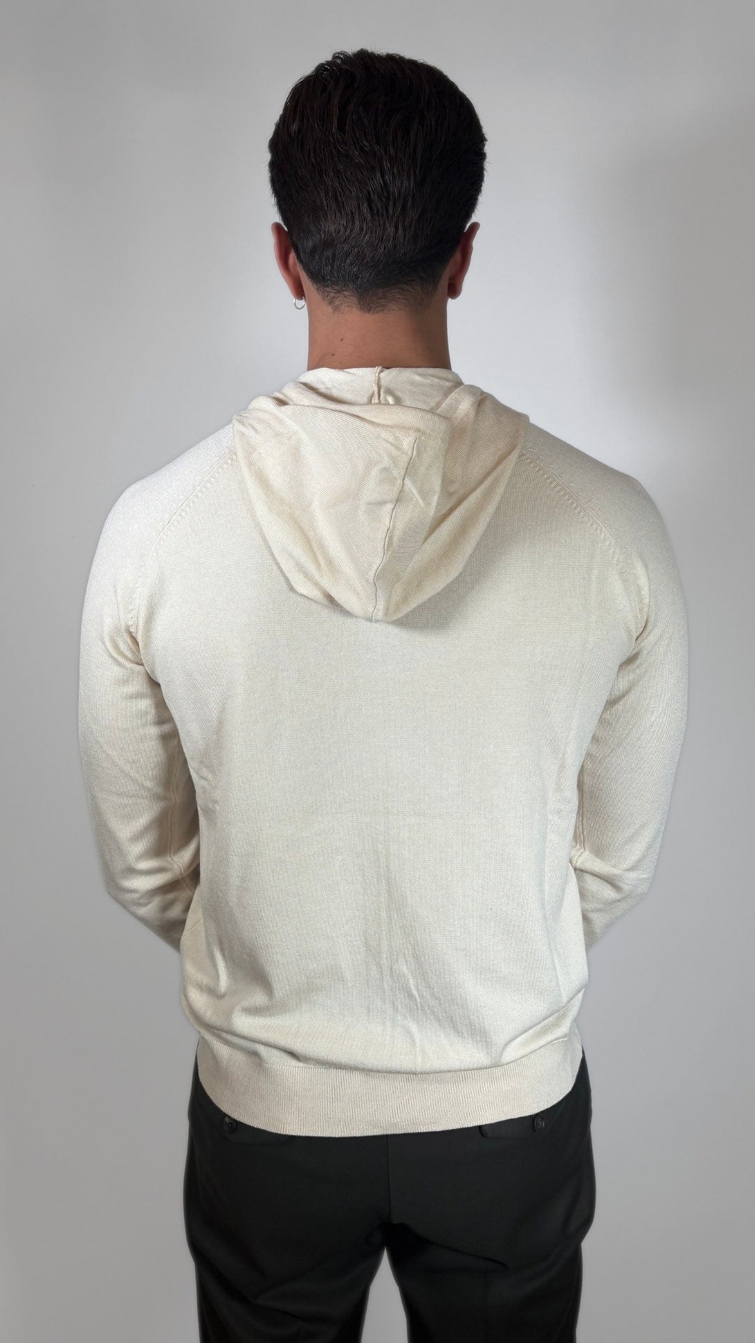 FELPA CON CAPPUCCIO IN MAGLIA - OUT/FIT