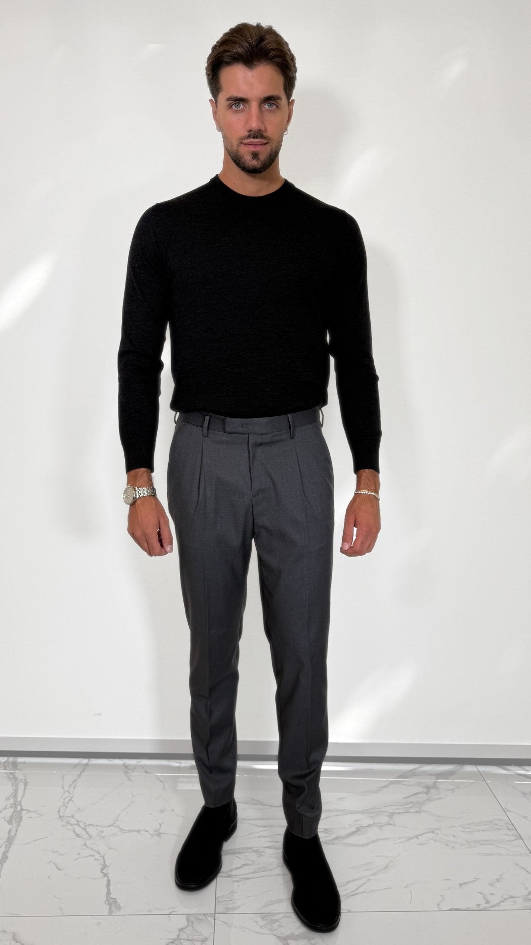 PANTALONE CON PINCES - ALESSANDRO GILLES