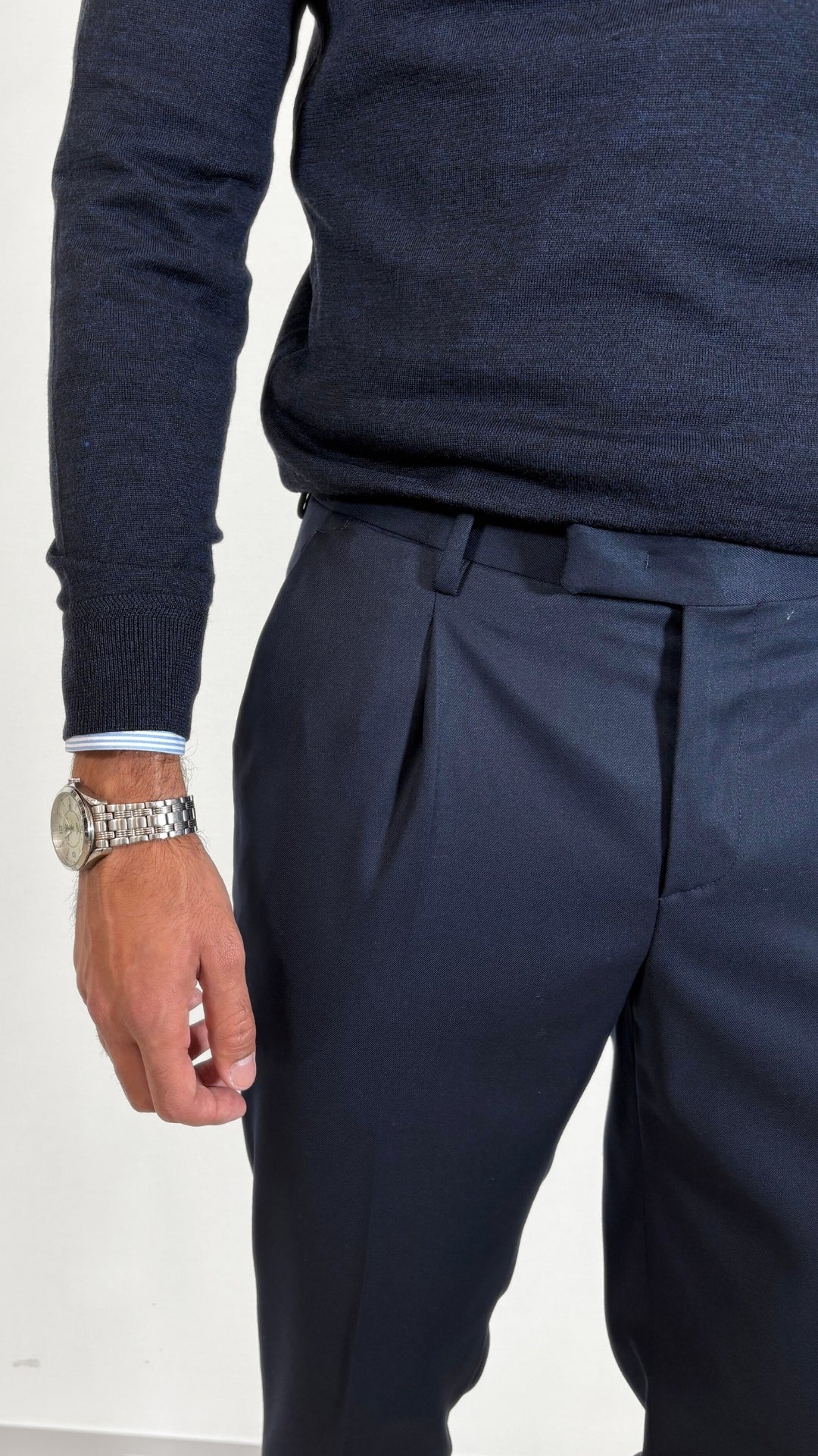 PANTALONE CON PINCES - ALESSANDRO GILLES