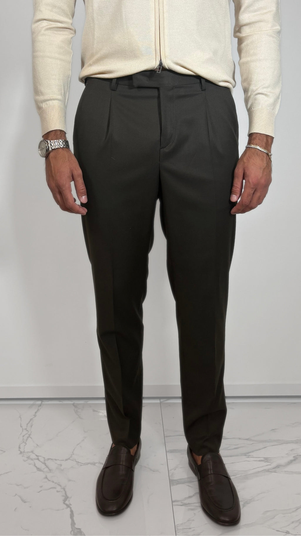 PANTALONE CON PINCES - ALESSANDRO GILLES
