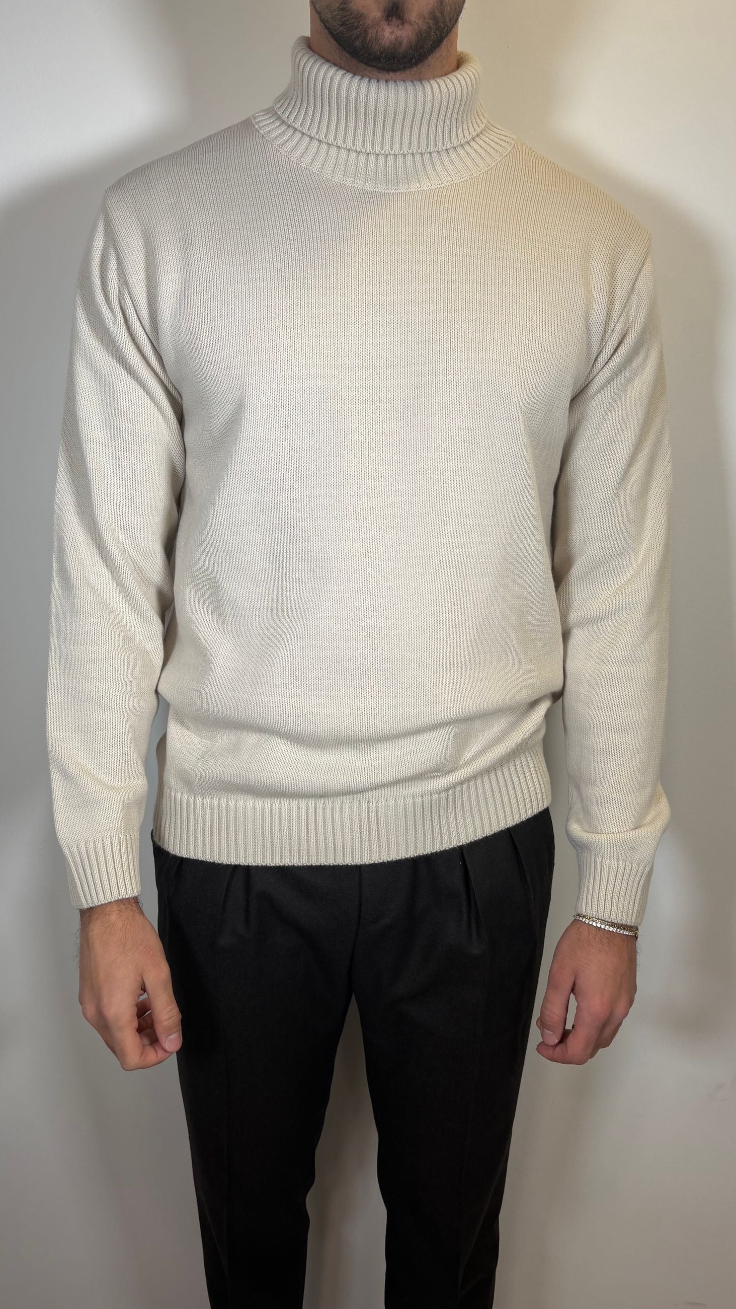 DOLCEVITA IN LANA BIANCO LATTE - ALESSANDRO GILLES