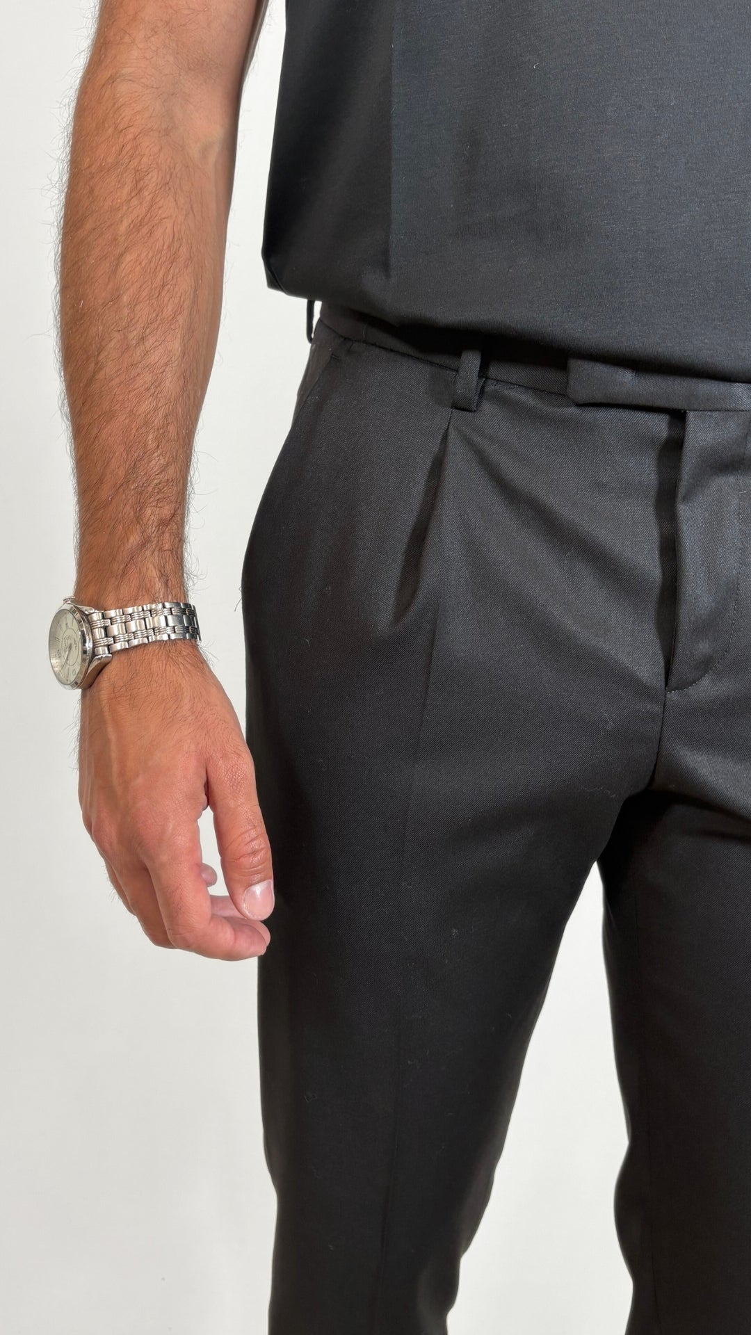 PANTALONE CON PINCES  - ALESSANDRO GILLES