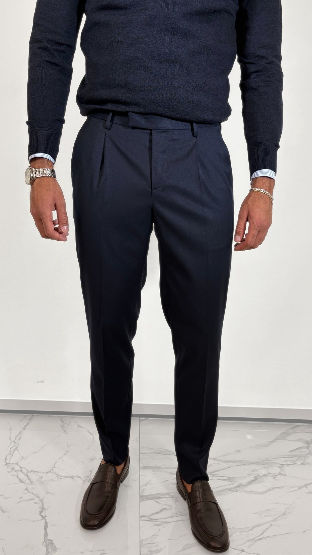 PANTALONE CON PINCES - ALESSANDRO GILLES