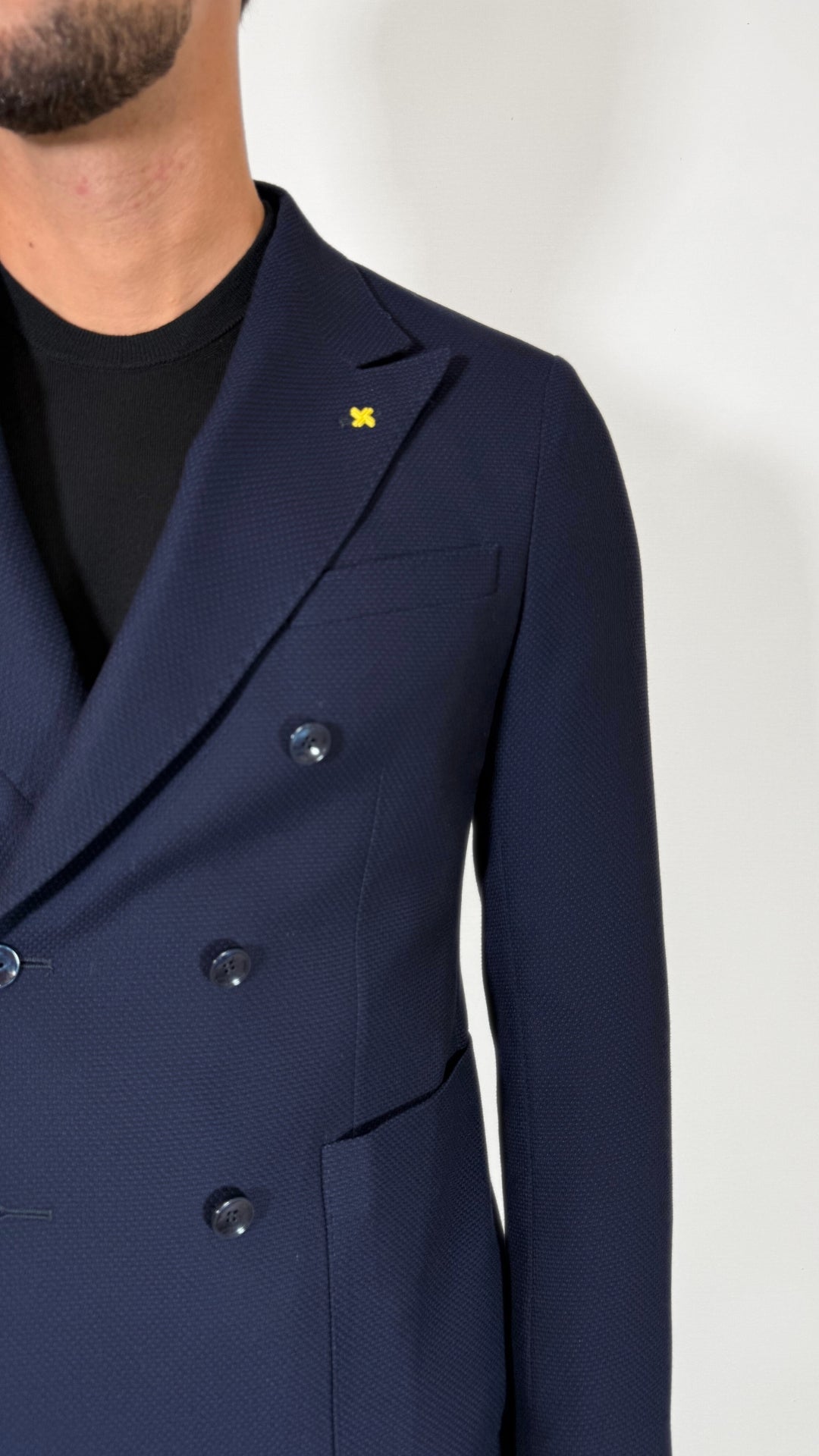 BLAZER DOPPIO PETTO BLU- ALESSANDRO GILLES