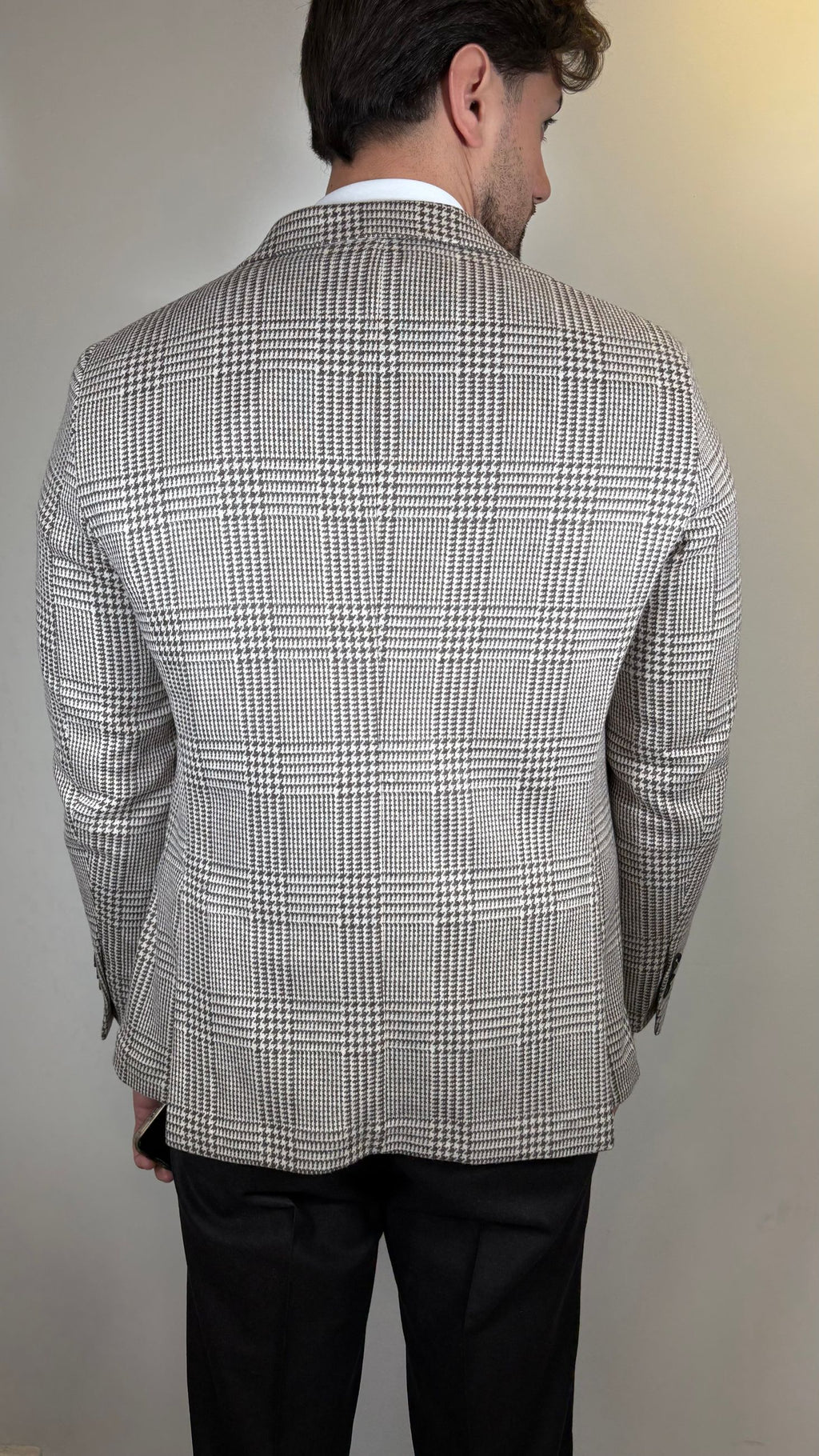 GIACCA IN JERSEY PRINCIPE DI GALLES/ ALESSANDRO GILLES