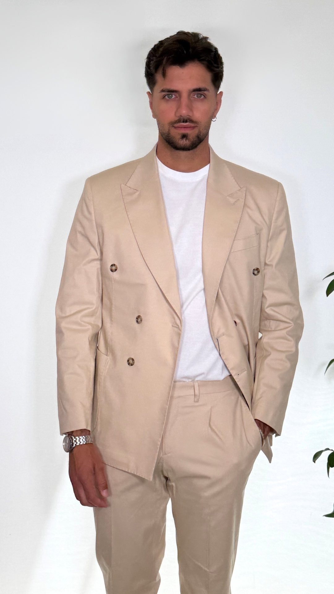 GIACCA DOPPIO PETTO IN COTONE - ANTONIO FUSARO