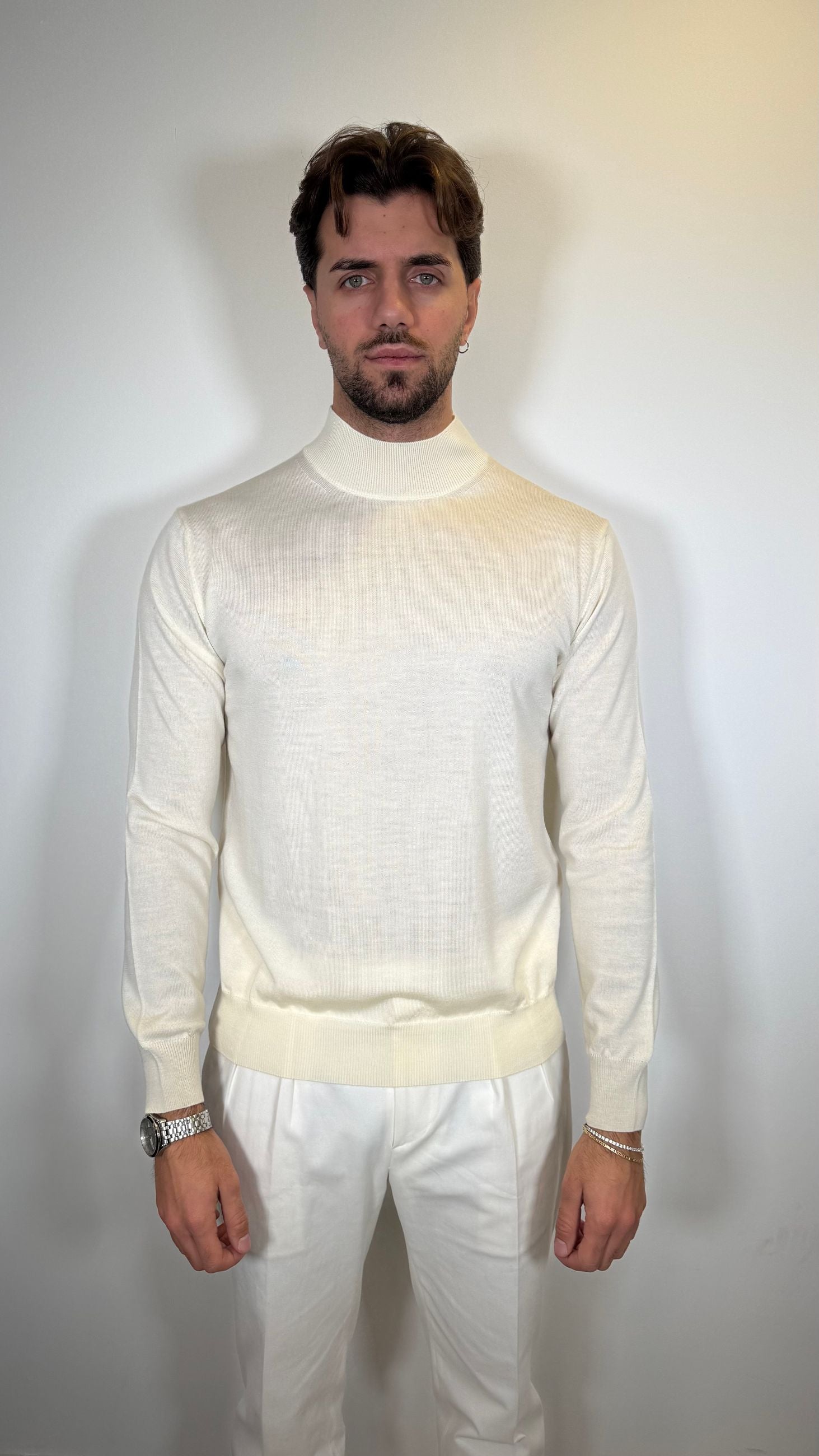 LUPETTO IN PURA LANA - PANNA