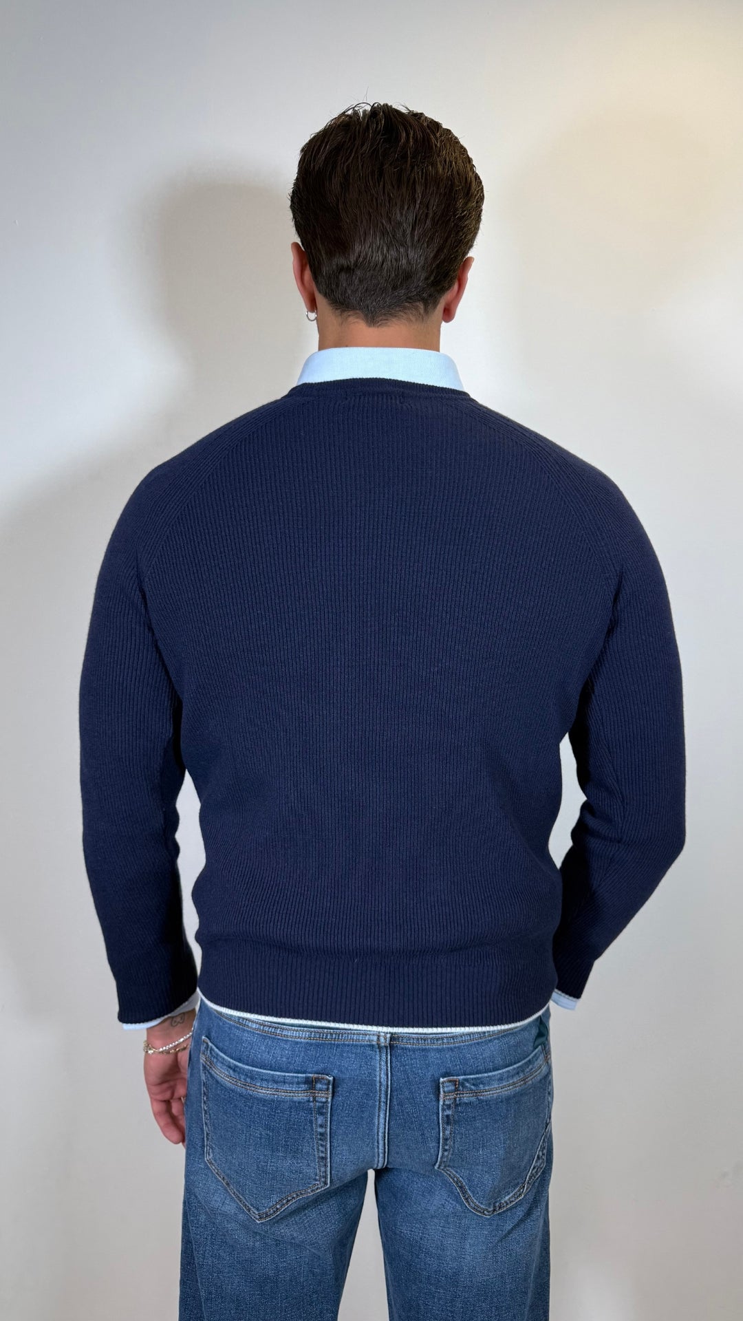 MAGLIA COSTA INGLESE CASHMERE BLAND - ANTONIO FUSARO