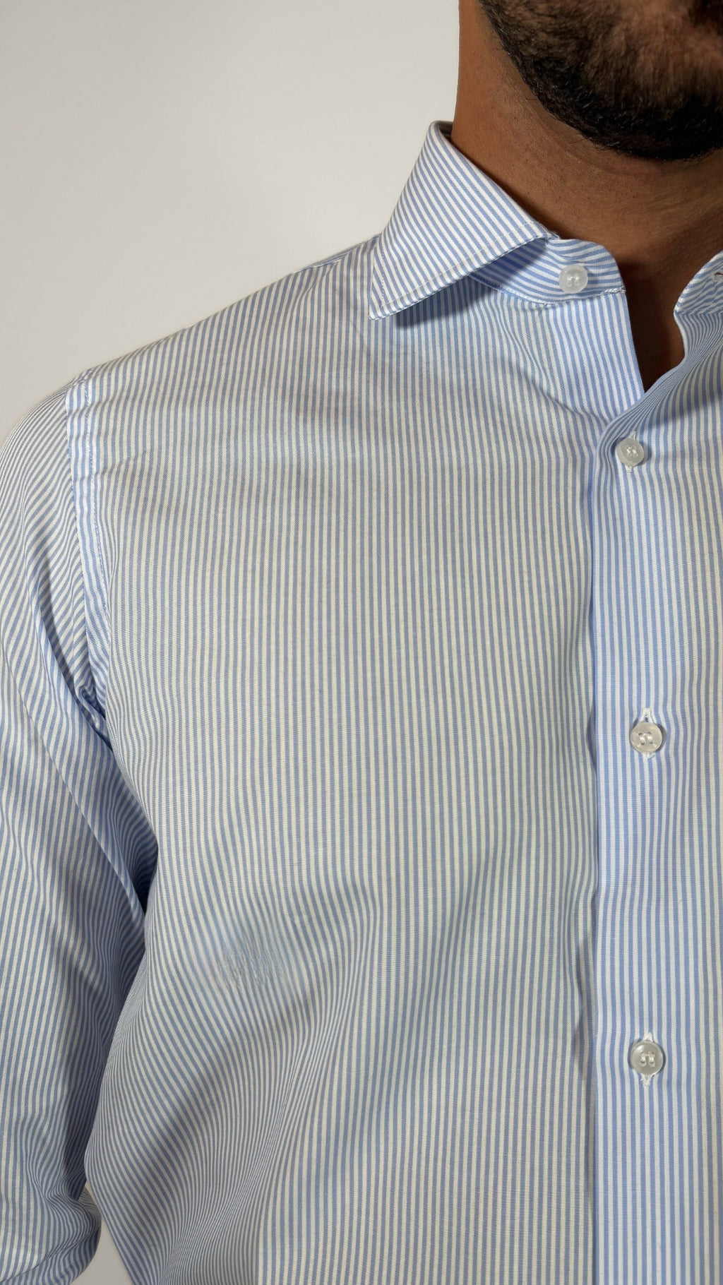 CAMICIA A RIGHE IN COTONE - VIPA