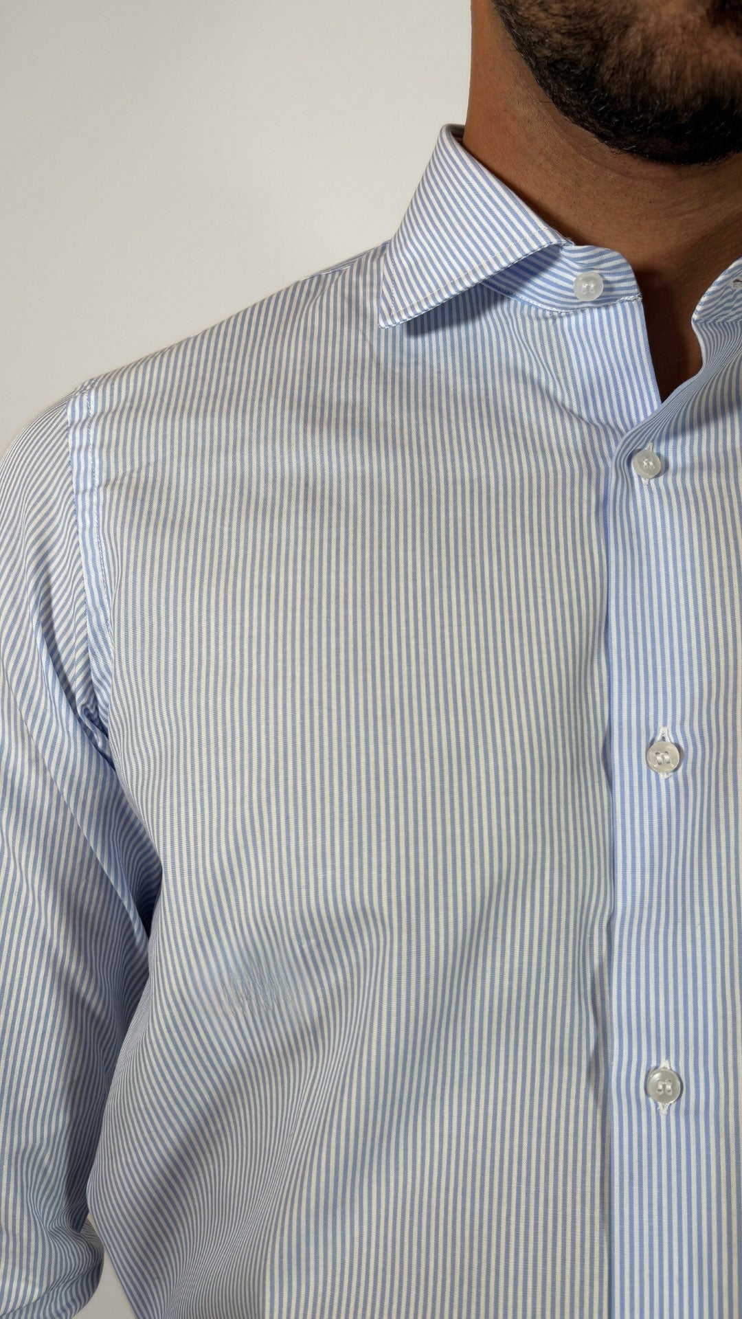 CAMICIA A RIGHE IN COTONE - VIPA