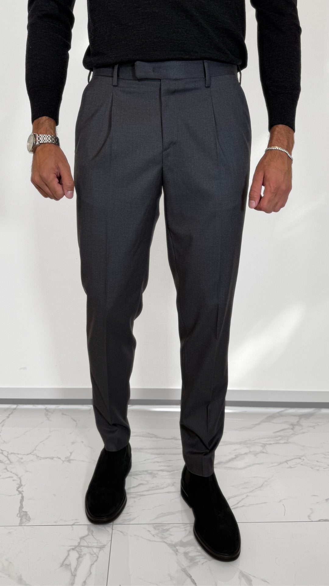 PANTALONE CON PINCES - ALESSANDRO GILLES
