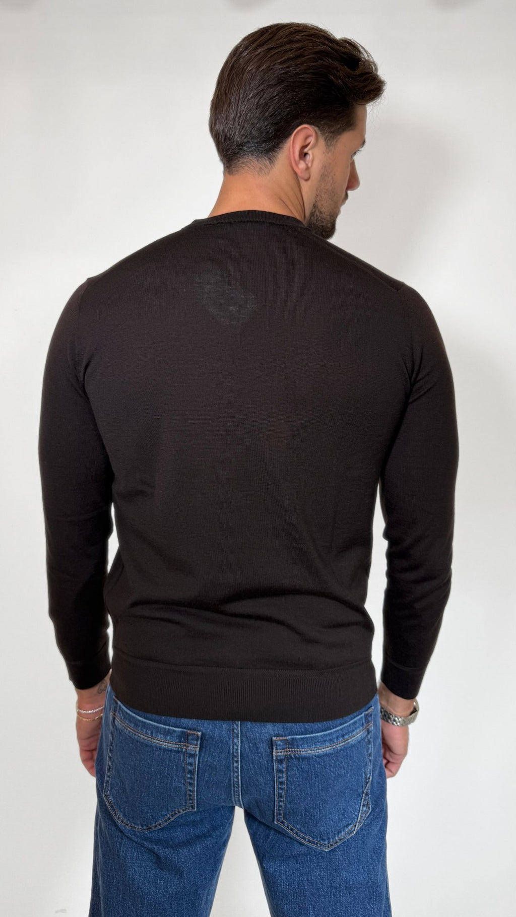 MAGLIA GIROCOLLO IN LANA MERINOS  - OFFICINA FILATI