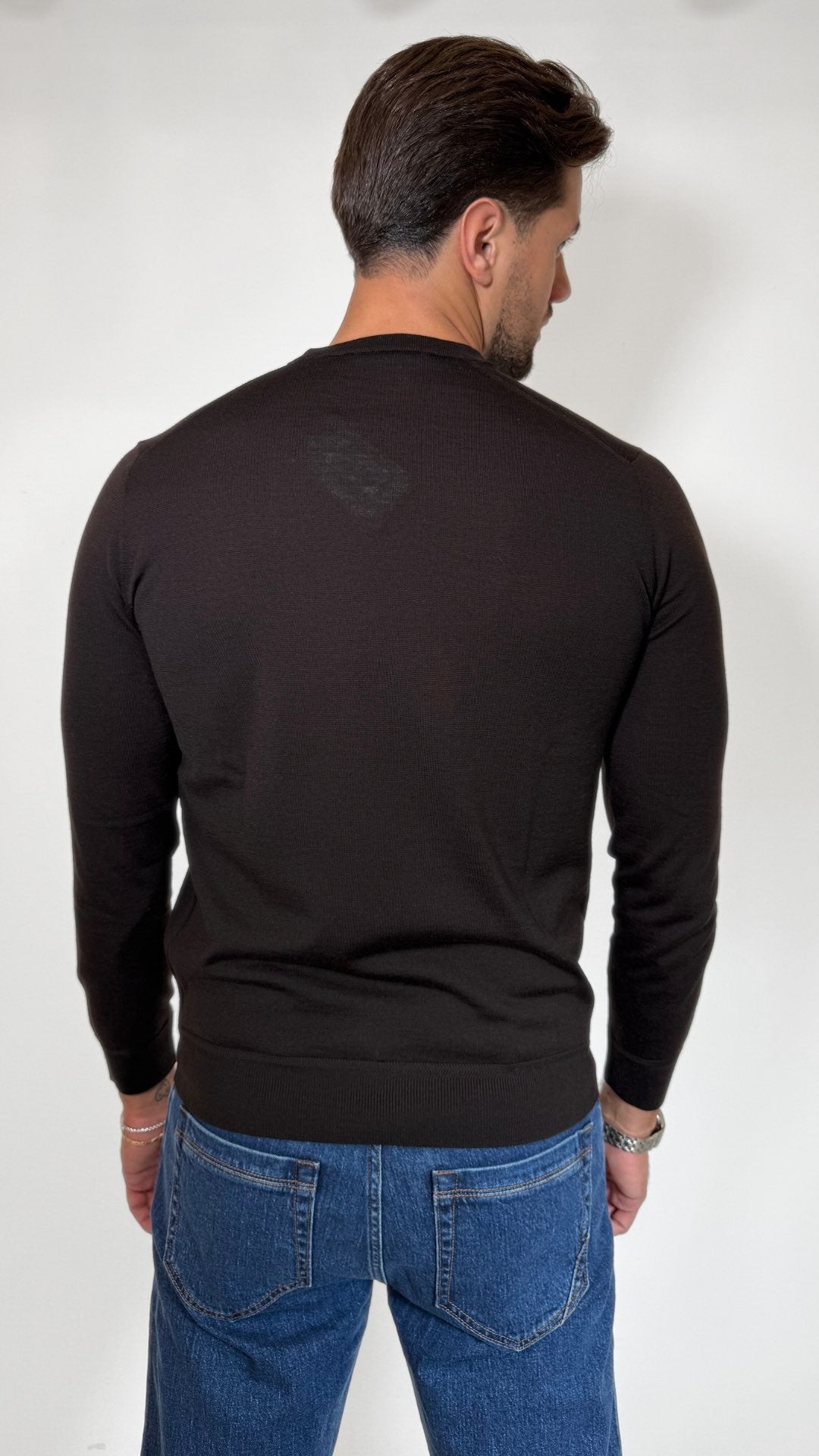MAGLIA GIROCOLLO IN LANA MERINOS  - OFFICINA FILATI