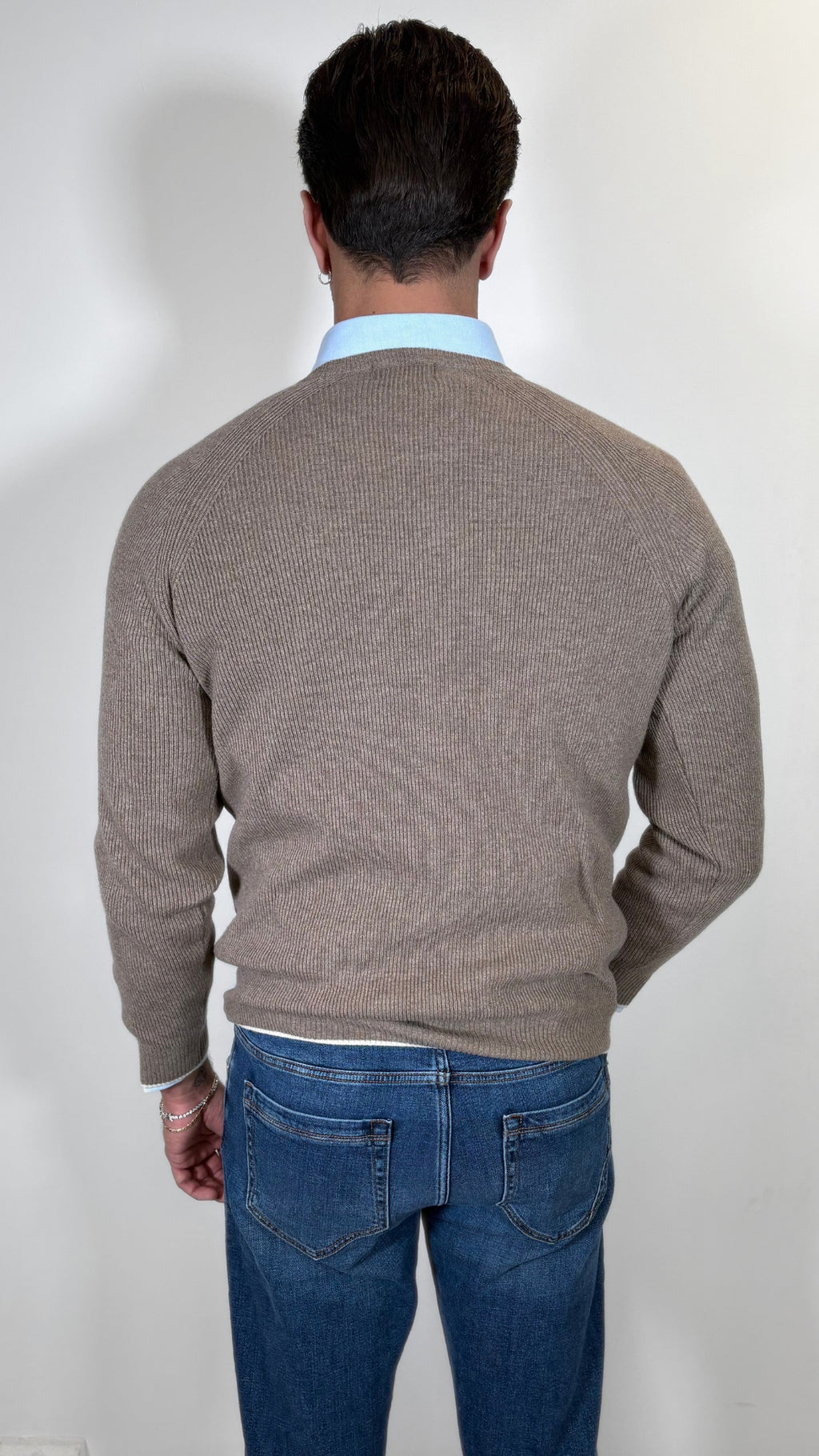 MAGLIA COSTA INGLESE CASHMERE BLAND - ANTONIO FUSARO
