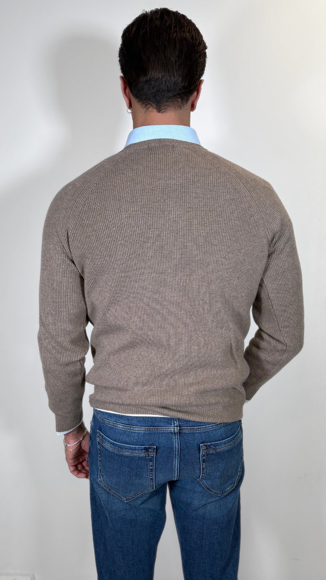 MAGLIA COSTA INGLESE CASHMERE BLAND - ANTONIO FUSARO