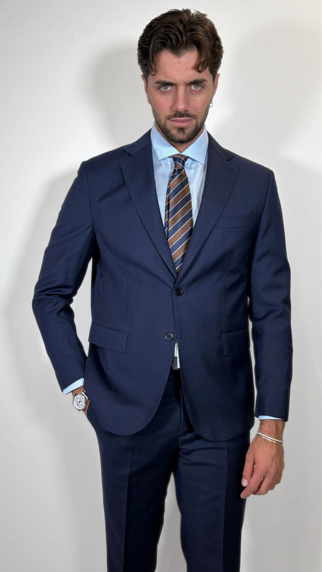 ABITO UOMO IN LANA GRISAGLIA - ANTONIO FUSARO