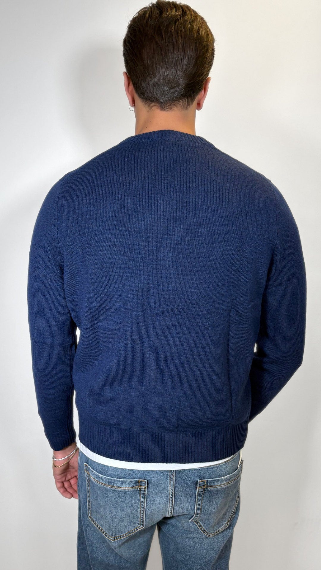 CARDIGAN UOMO IN MISTO LANA CON BOTTONI - ANTONIO FUSARO