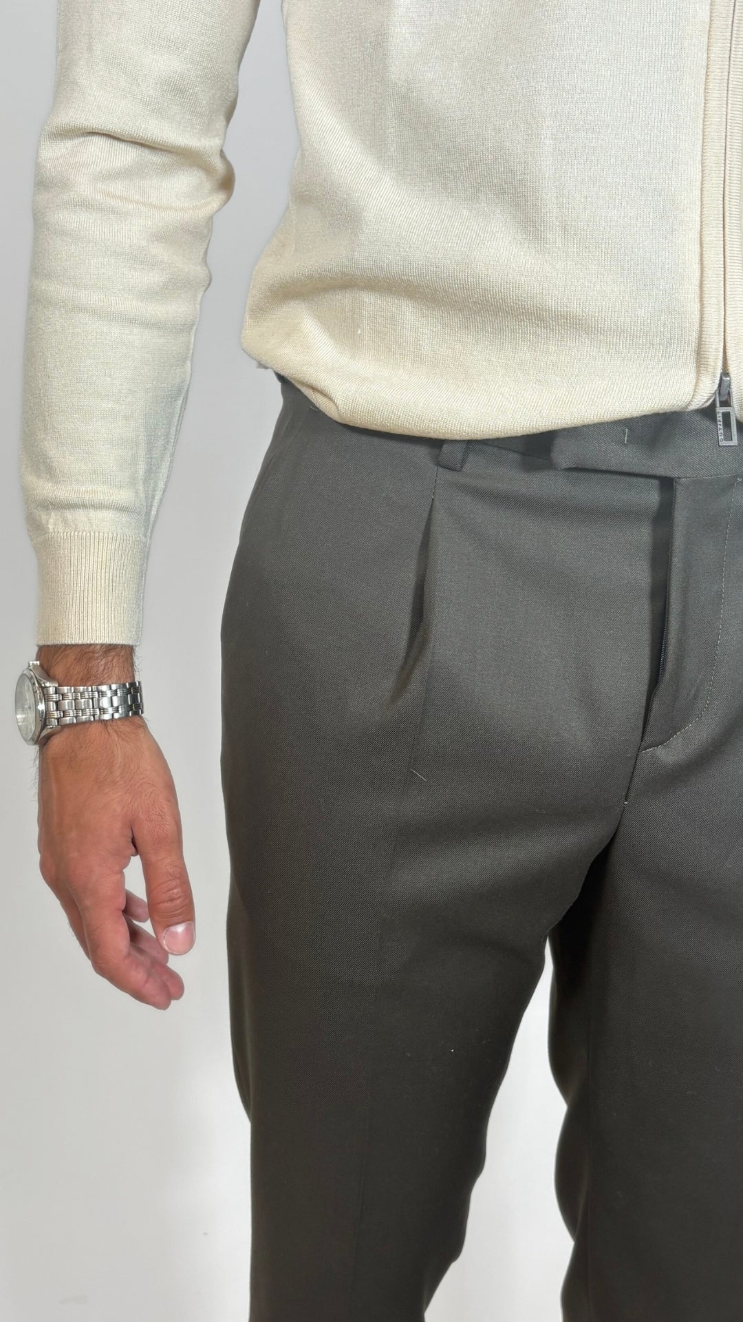 PANTALONE CON PINCES - ALESSANDRO GILLES