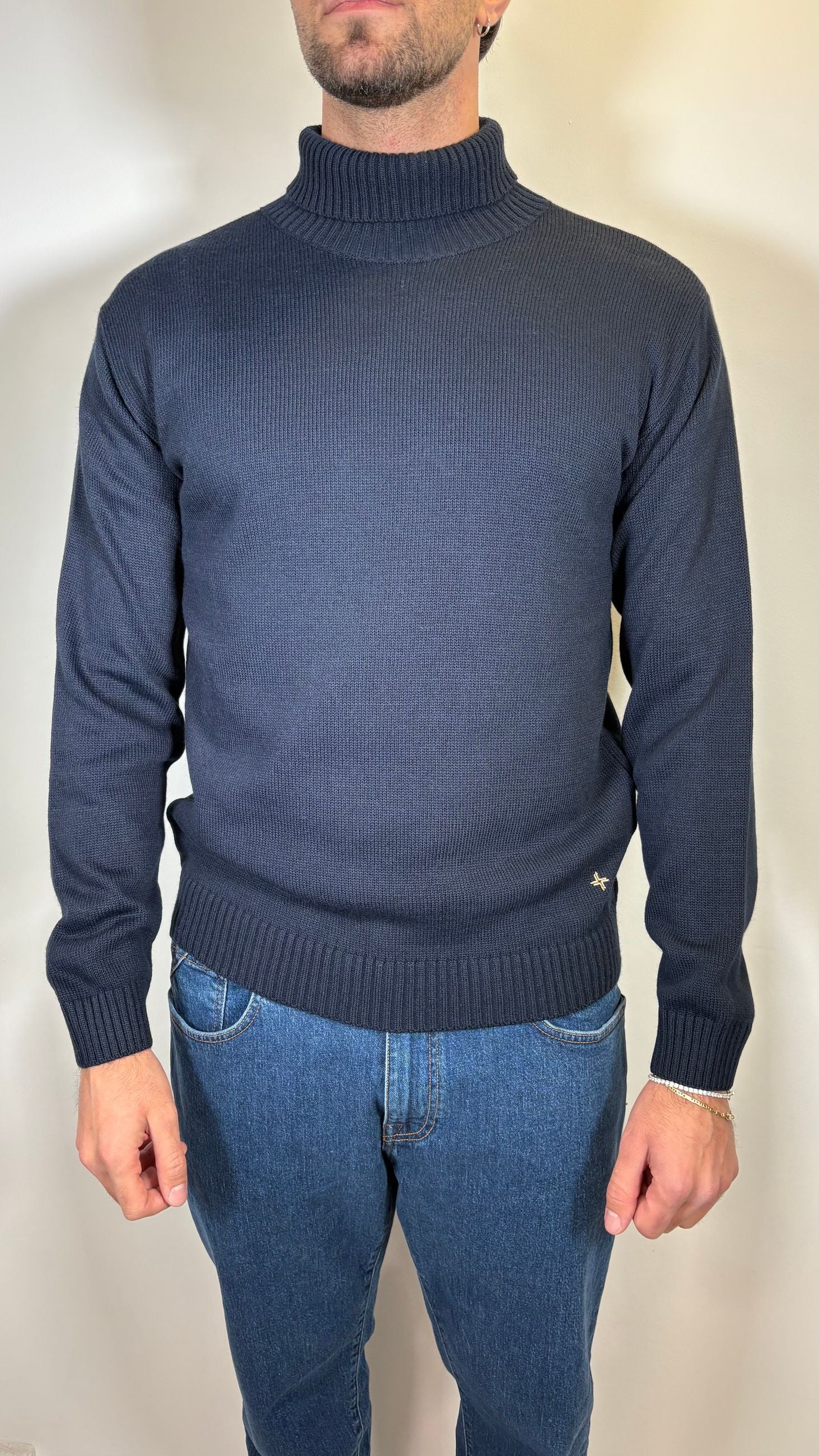 DOLCEVITA IN LANA BLU- ALESSANDRO GILLES