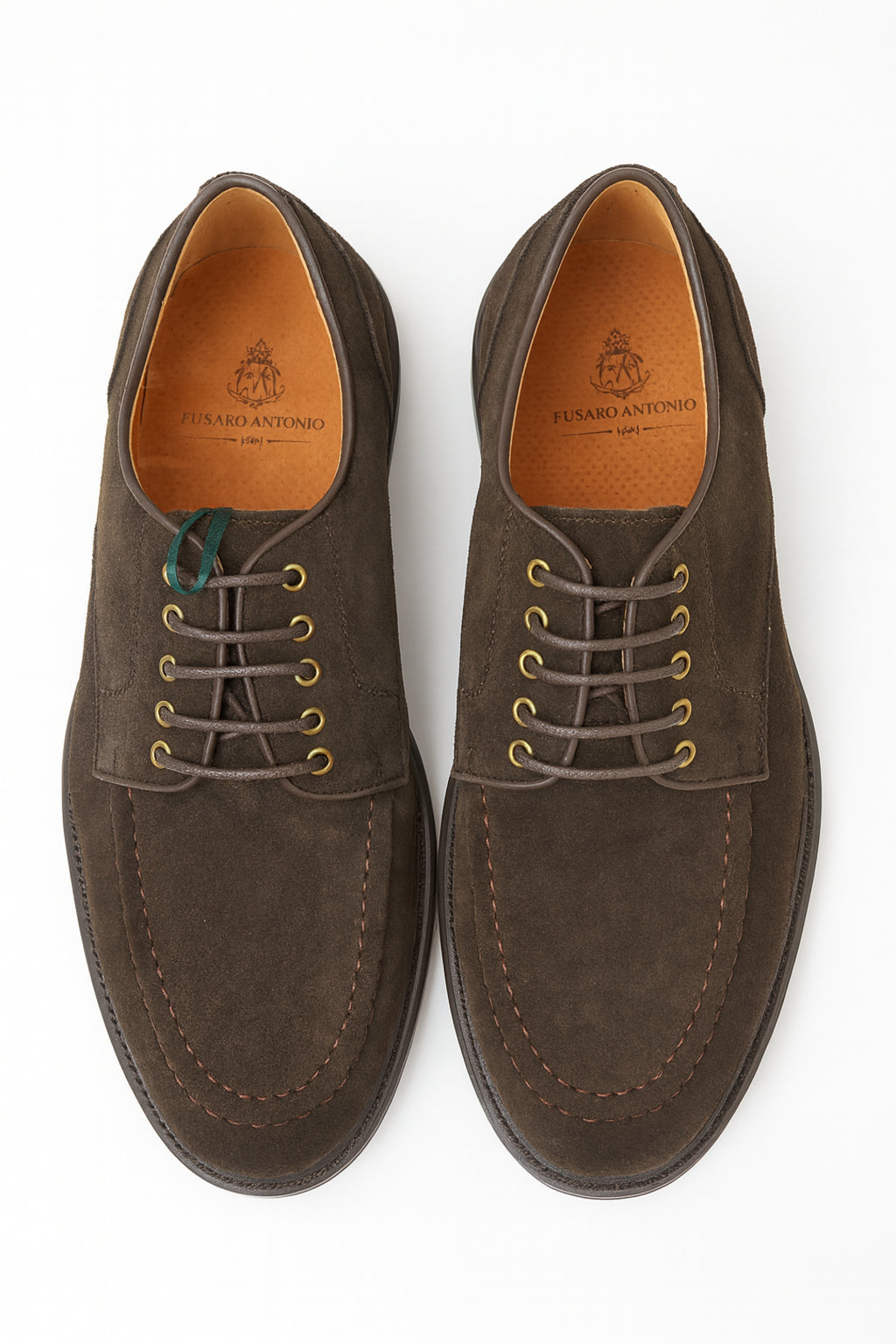 SCARPA UOMO DERBY IN CAMOSCIO - ANTONIO FUSARO