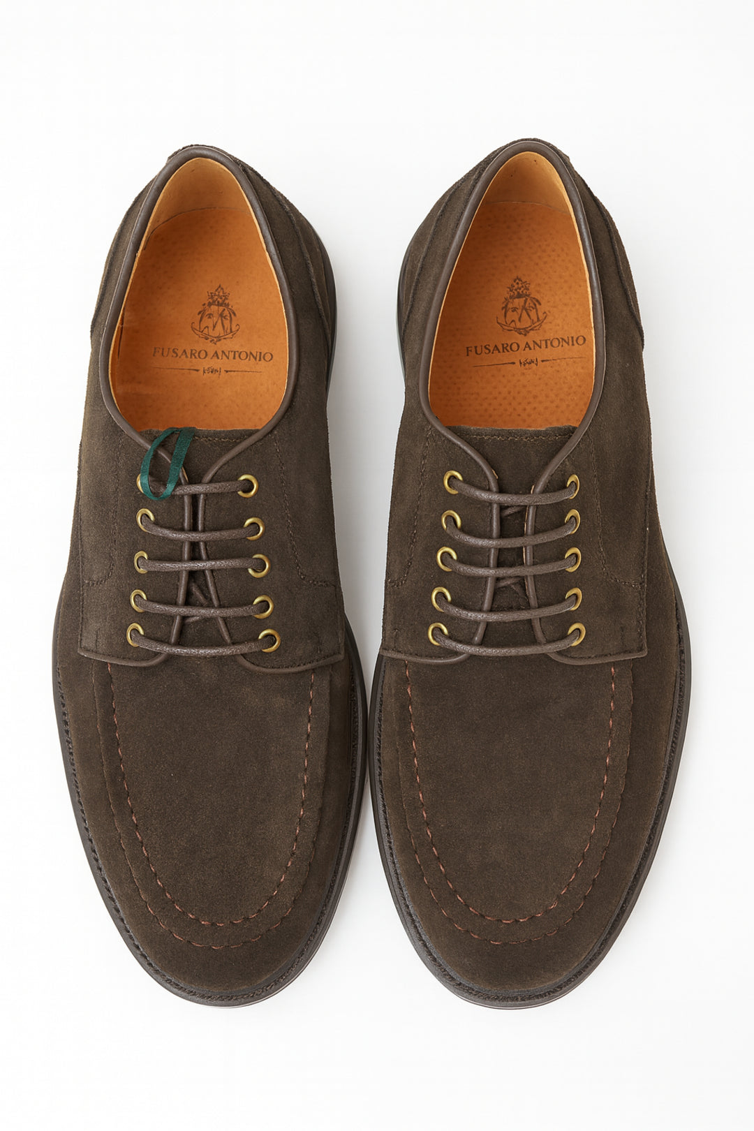 SCARPA UOMO DERBY IN CAMOSCIO - ANTONIO FUSARO