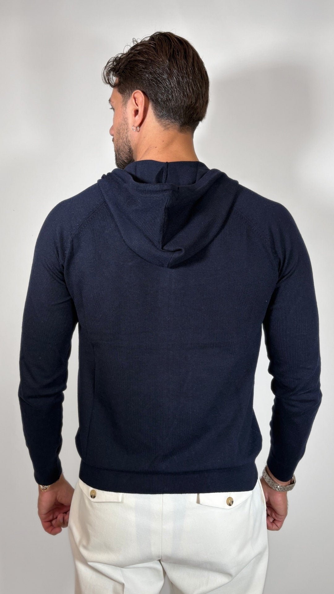 FELPA CON CAPPUCCIO IN MAGLIA - OUT/FIT