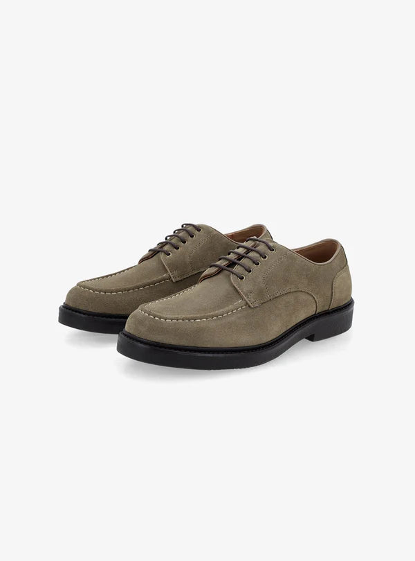 SCARPA UOMO DERBY IN CAMOSCIO - ANTONIO FUSARO