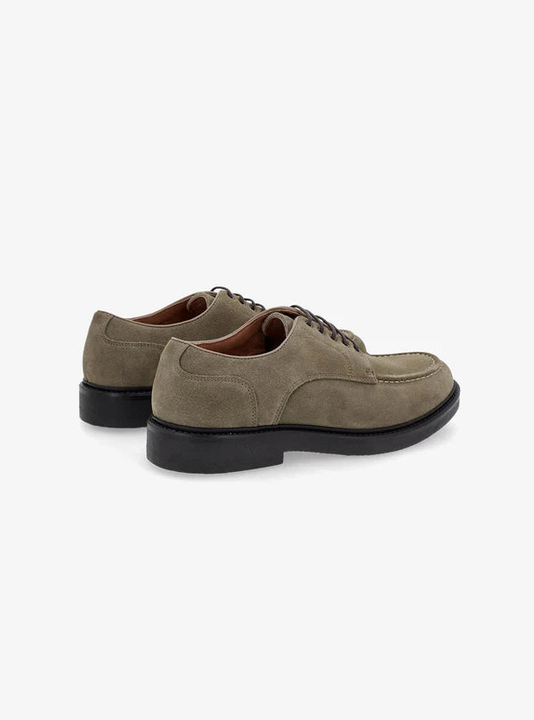 SCARPA UOMO DERBY IN CAMOSCIO - ANTONIO FUSARO