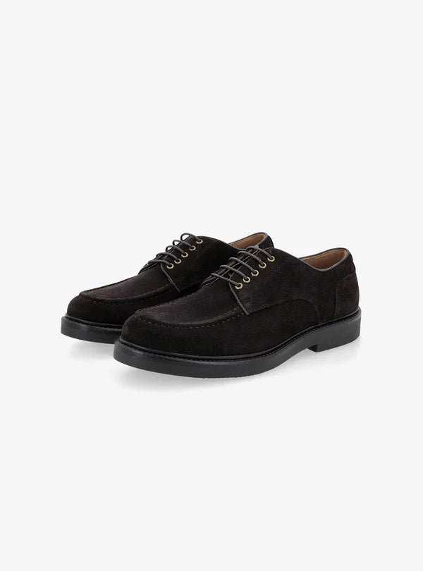 SCARPA UOMO DERBY IN CAMOSCIO - ANTONIO FUSARO