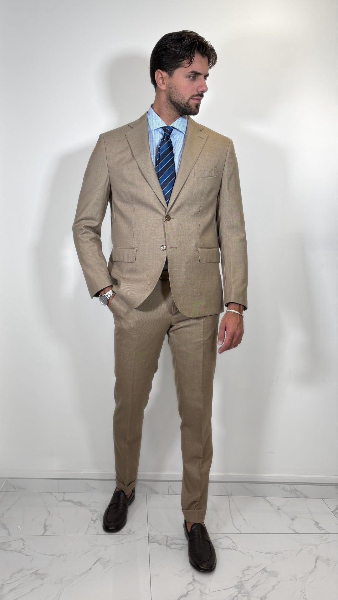 ABITO UOMO IN LANA GRISAGLIA - ANTONIO FUSARO
